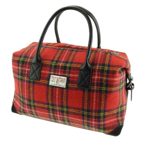 Glen Appin Esk Harris Tweed Reisetasche LB1006, Col24 Red, Traditionell von Glen Appin