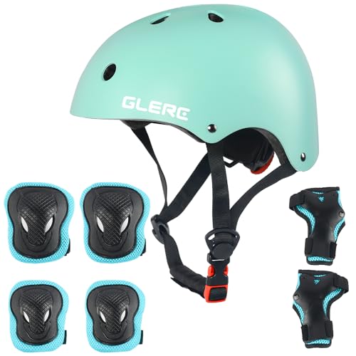 Glerc Kinder Helm rotective Gear Set, M, Mintgrün Glerc Kinder Helm rotective Gear Set, M, Mintgrün von Glerc