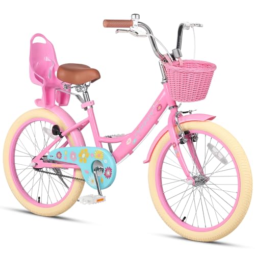 Glerc Maggie 12 14 16 20 Zoll KinderFahrrad für 2-12 Jahre Mädchenfahrrad alt mit Puppe-Sitz & Stützräder, mehrere Farben Glerc Maggie 12 14 16 20 Zoll KinderFahrrad für 2-12 Jahre Mädchenfahrrad alt mit Puppe-Sitz & Stützräder, mehrere Farben von Glerc