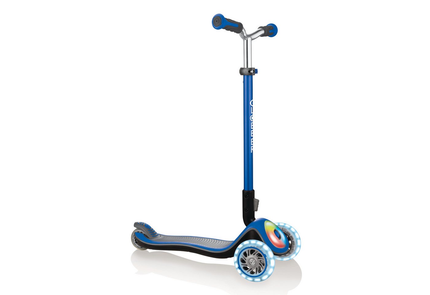 Globber Dreiradscooter Elite Prime – Tretroller 125/80 mm, ABEC 5, LED-Rollen, Leuchtdeck Globber Dreiradscooter Elite Prime – Tretroller 125/80 mm, ABEC 5, LED-Rollen, Leuchtdeck von Globber