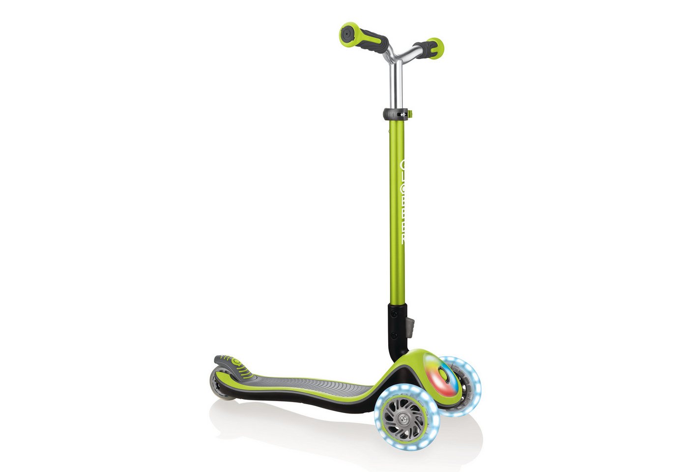 Globber Dreiradscooter Elite Prime – Tretroller 125/80 mm, ABEC 5, LED-Rollen, Leuchtdeck Globber Dreiradscooter Elite Prime – Tretroller 125/80 mm, ABEC 5, LED-Rollen, Leuchtdeck von Globber