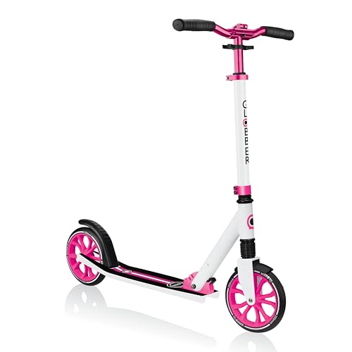 GLOBBER NL 205 Roller – Tretroller Kinder ab 6 Jahre - Scooter 205 mm - ABEC 7 – höhenverstellbar – weiß-pink GLOBBER NL 205 Roller – Tretroller Kinder ab 6 Jahre - Scooter 205 mm - ABEC 7 – höhenverstellbar – weiß-pink von Globber