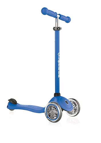 Globber Primo – Tretroller Kinder, 120/80 mm, ABEC 5, 3-rädrig, höhenverstellbar, dunkelblau Globber Primo – Tretroller Kinder, 120/80 mm, ABEC 5, 3-rädrig, höhenverstellbar, dunkelblau von Globber
