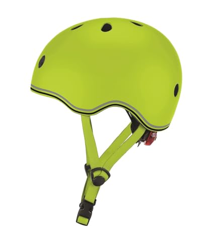 Globber Unisex Jugend Helm EVO Ligths, grün, Taille XXS-XS von Globber