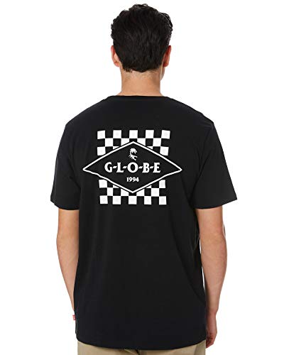 Globe Check Out Tee Kurzärmeliges T-Shirt, Schwarz, XS von Globe
