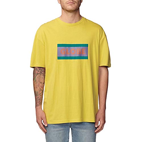 Globe Herren Boys Relax Tee T-Shirt, Sulphur, 46 Globe Herren Boys Relax Tee T-Shirt, Sulphur, 46 von Globe
