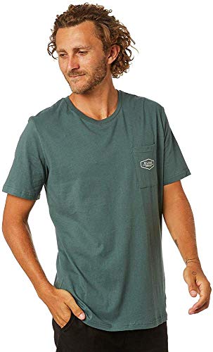 Globe Herren Hemisphere Tee Unterhemd, Petrolfarben, S Globe Herren Hemisphere Tee Unterhemd, Petrolfarben, S von Globe