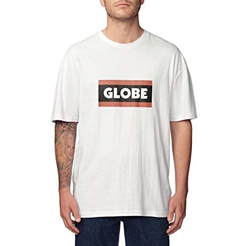 Globe Herren Relax Tee T-Shirt, weiß, XS von Globe