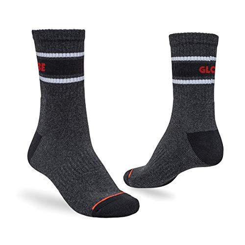 Globe Herren Triple Stripe Crew Sock 5 Pack, Sortiert, 39/44.5 Globe Herren Triple Stripe Crew Sock 5 Pack, Sortiert, 39/44.5 von Globe