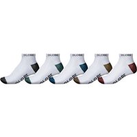 Globe Ingles Ankle Socks White Assorted von Globe