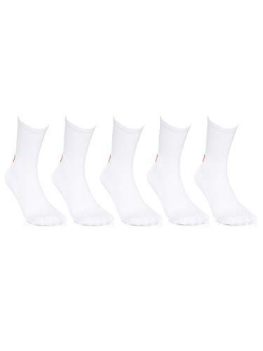 Globe Minibar Crew Sock 5 Pack Herrensocken, Weiß, 39/44,5 Globe Minibar Crew Sock 5 Pack Herrensocken, Weiß, 39/44,5 von Globe