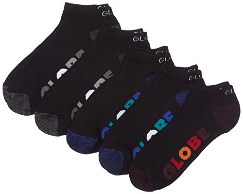 Globe Unisex Multi Stripe Ankle 5 Pack Socken, Black, 7-Nov EU von Globe