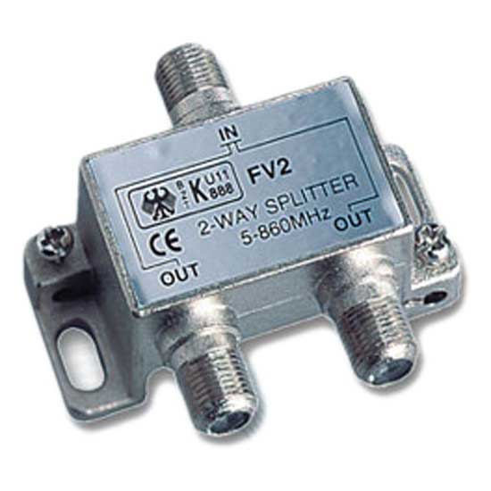 Glomex 2 Way Splitter Silber For V9125 / V9112 / V9130 von Glomex