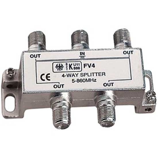 Glomex 4 Way Splitter Silber For V9112 / V9130 von Glomex