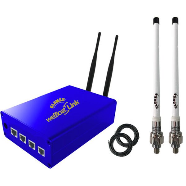 Glomex Webboat Link Pro Kit 4g Wifi Internet Silber von Glomex