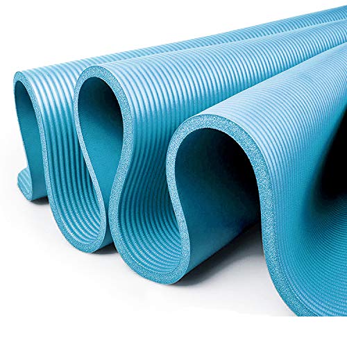Gloop Hochwertige Yogamatte mit Trageriemen XXL Matte für Pilates, Gymnastik, Fitness und Yoga - Wasserblau, 200 x 100 x 1,50 cm Gloop Hochwertige Yogamatte mit Trageriemen XXL Matte für Pilates, Gymnastik, Fitness und Yoga - Wasserblau, 200 x 100 x 1,50 cm von Gloop