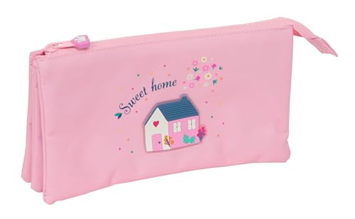 Glowlab Kids Sweet Home - Dreifach-Federmäppchen, recycelbarer Stoff, Federmäppchen für Kinder, ideal für Kinder im Schulalter, bequem und vielseitig, Qualität und Widerstandsfähigkeit, 22 x 3 x 12 Glowlab Kids Sweet Home - Dreifach-Federmäppchen, recycelbarer Stoff, Federmäppchen für Kinder, ideal für Kinder im Schulalter, bequem und vielseitig, Qualität und Widerstandsfähigkeit, 22 x 3 x 12 von Glowlab