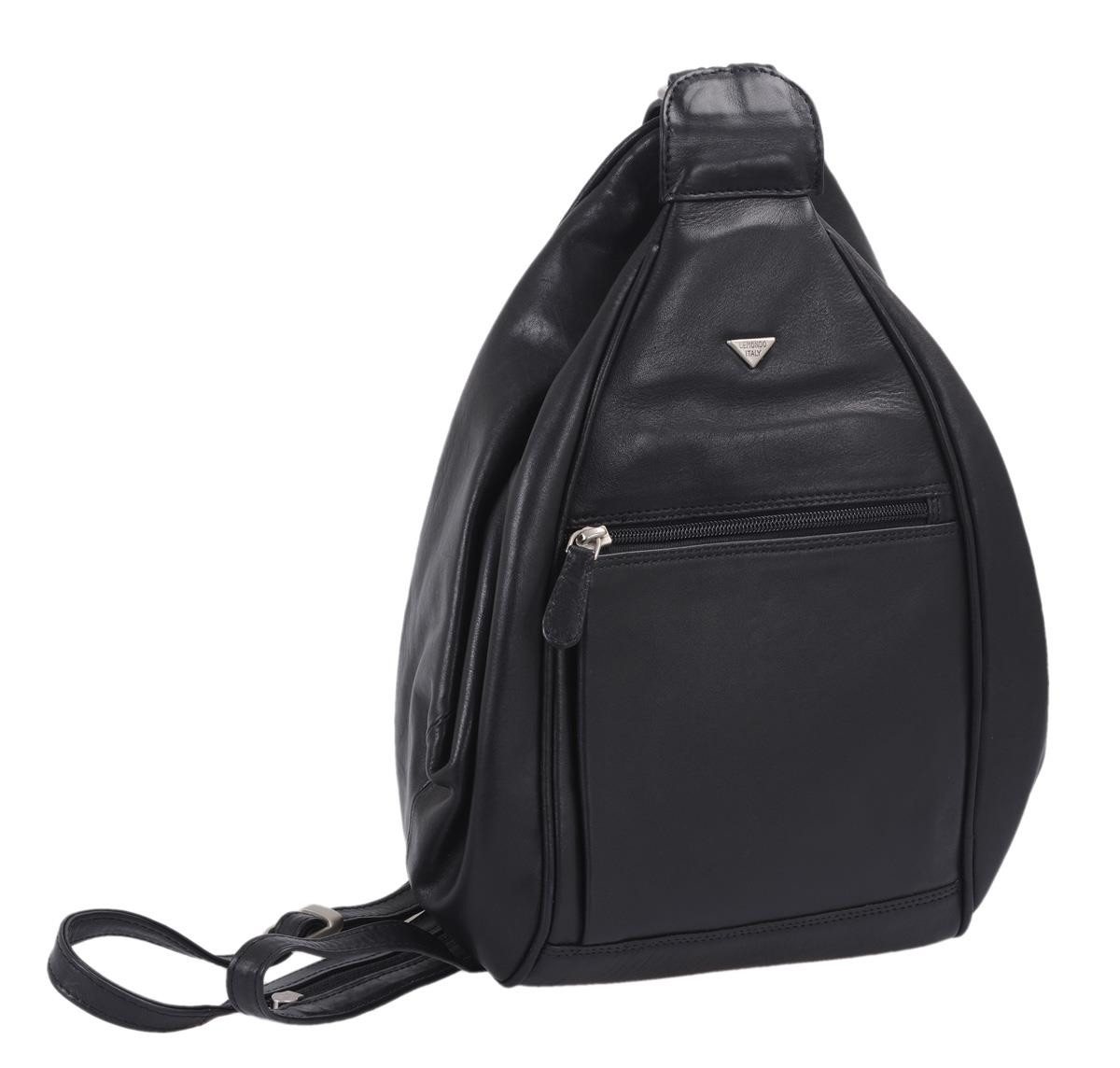 GlücksNugget Cityrucksack Wortmann' Rucksack Luana, schw., LEDER GlücksNugget Cityrucksack Wortmann' Rucksack Luana, schw., LEDER von GlücksNugget