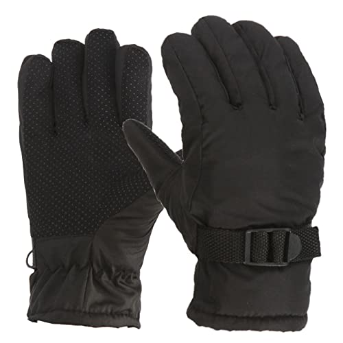 Handschuhe Kinder Wasserdicht Skihandschuhe Kinder Winterhandschuhe für Jungen und Mädchen Warme Winddicht Snowboard Schneehandschuhe Outdoor Winter Sports Fingerhandschuhe für 4-12 Jahre Kinder von Glücksvogel