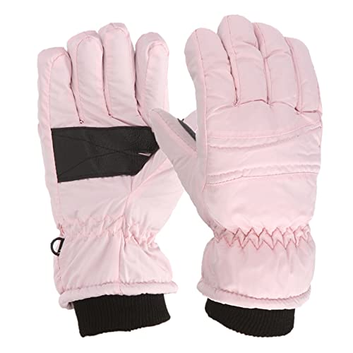 Handschuhe Kinder Winterhandschuhe Wasserdicht Skihandschuhe für 4-12 Jahre Jungen Mädchen Fingerhandschuhe Winddicht Thermisch Outdoor Winter Warme Schneehandschuhe für Skifahren Snowboarden Sports von Glücksvogel