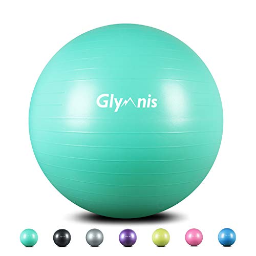 Glymnis Gymnastikball Sitzball 55cm 65cm 75cm Dicker Pilates Ball inkl. Luftpumpe Robuster 300kg Maximalbelastbarkeit für Hause Gym Büro Glymnis Gymnastikball Sitzball 55cm 65cm 75cm Dicker Pilates Ball inkl. Luftpumpe Robuster 300kg Maximalbelastbarkeit für Hause Gym Büro von Glymnis