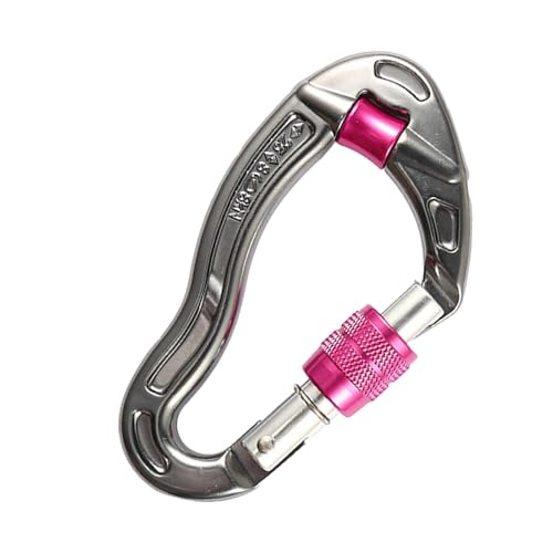 Gmokluytw Karabiner zum Klettern - Hochfeste Karabiner zum Klettern | Verriegelbare Kletterkarabiner zum Klettern und Bergsteigen von Gmokluytw