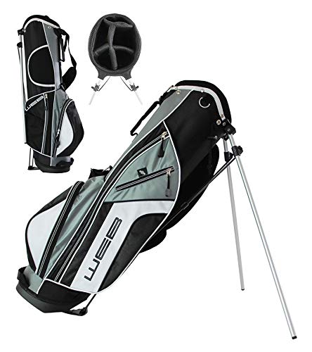 Go Golf Junior Standtasche, Schwarz/Grau, 76,2 cm von Go Golf