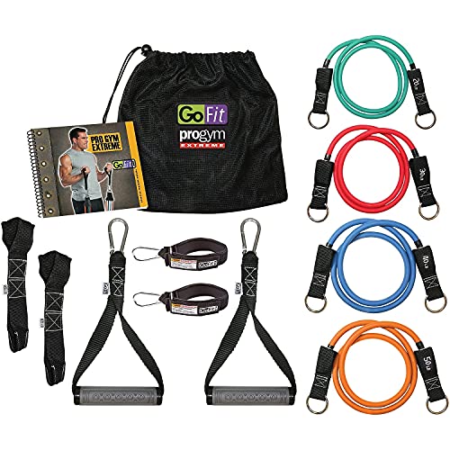 GoFit Extrem Pro Gym Set, Schwarz, 1 von GoFit