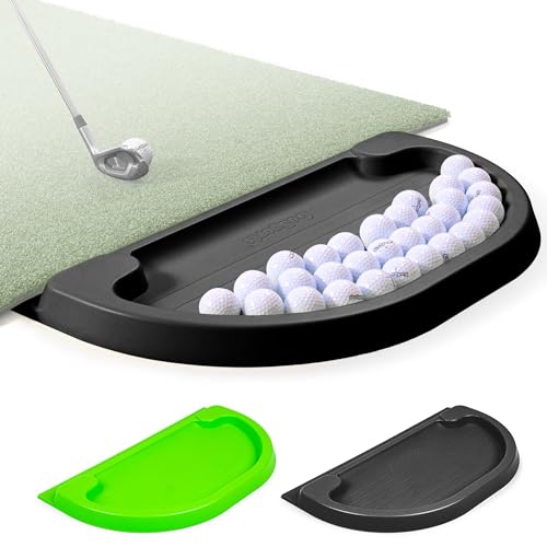 GoSports Allwetter-Golfball-Tablett, Schwarz oder Grün von GoSports