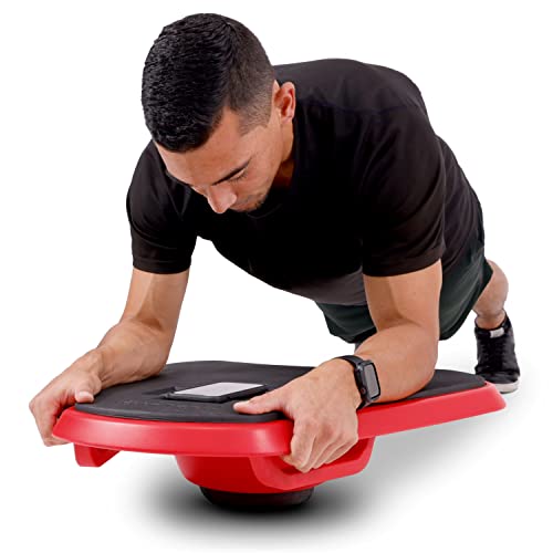 GoSports Core Hub Fitness Plankboard mit Smartphone-Integration für Ganzkörpertraining von GoSports