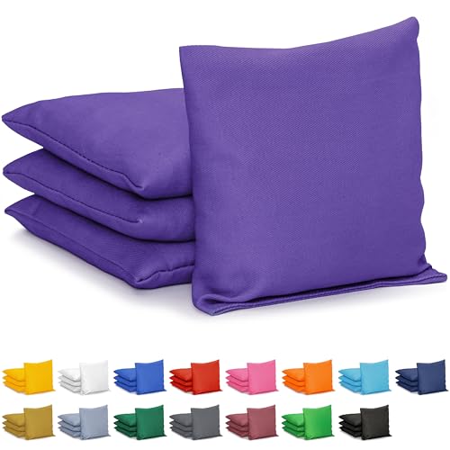 GoSports Cornhole Sitzsäcke 4er Set - Verordnung Allwetter - Classic Purple GoSports Cornhole Sitzsäcke 4er Set - Verordnung Allwetter - Classic Purple von GoSports