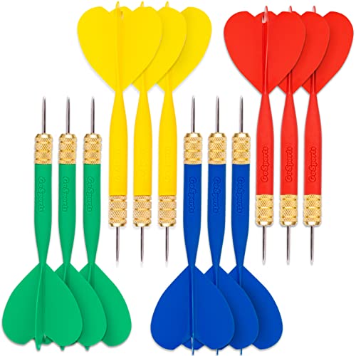 GoSports XL Dartpfeile für Giant Dartscheibe - 12 Stück Ersatzdarts GoSports XL Dartpfeile für Giant Dartscheibe - 12 Stück Ersatzdarts von GoSports