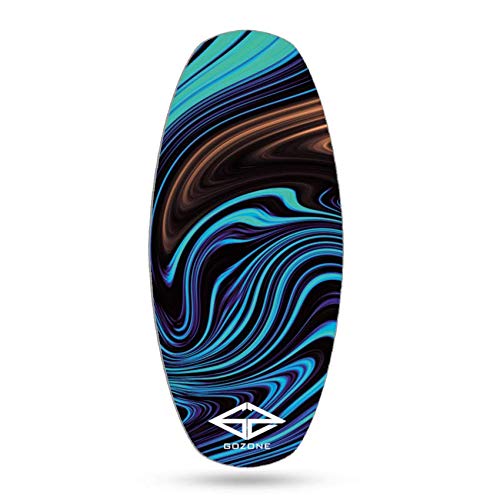 GoZone Skimboard Tropic Blue HPL 89 * 41 cm Junior von GoZone