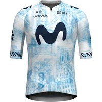 MOVISTAR Race La Vuelta 2024 Kurzarmtrikot, für Herren, Größe M, Fahrradtrikot, von Gobik