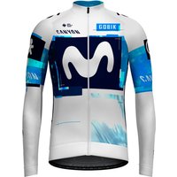 MOVISTAR TEAM 2025 Langarmtrikot, für Herren, Größe L, Rennrad Trikot, von Gobik