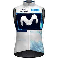 MOVISTAR TEAM 2025 Windweste, für Herren, Größe M, Radweste, MOVISTAR TEAM 2025 Windweste, für Herren, Größe M, Radweste, von Gobik