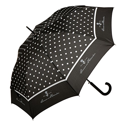 Goebel Schirm Dots Stockschirm, Stoff/Synthetisch, schwarz-Weiss, 88cm Goebel Schirm Dots Stockschirm, Stoff/Synthetisch, schwarz-Weiss, 88cm von Goebel