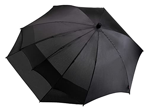 EuroSchirm Regenschirme Regenschirme Schwarz 109 cm REL130611 von EuroSCHIRM