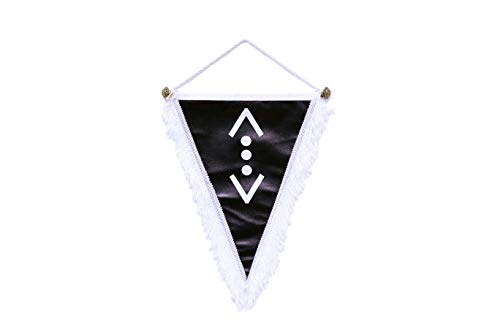 Gök-Türk Fahne Bayrak Cukur Logo Schwarz weiß - aus Kunstleder Gök-Türk Fahne Bayrak Cukur Logo Schwarz weiß - aus Kunstleder von Gök-Türk