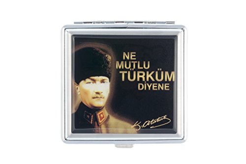 Gök-Türk Zigarettenetui Zigaretten Kasten Behälter - Mustafa Kemal Atatürk 'Ne mutlu Türküm' Gök-Türk Zigarettenetui Zigaretten Kasten Behälter - Mustafa Kemal Atatürk 'Ne mutlu Türküm' von Gök-Türk