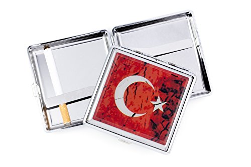 Gök-Türk Zigarettenetui Zigaretten Kasten - Halbmond Ay Yildiz Türkische Flagge Türkei Rot Gök-Türk Zigarettenetui Zigaretten Kasten - Halbmond Ay Yildiz Türkische Flagge Türkei Rot von Gök-Türk
