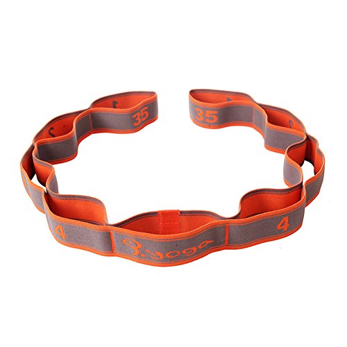 Gofeibao SportbäNder Stretchband Fitness Fitness BäNder Yoga Stretch Band Yoga Stretch Gurt Mit 9 Schleifen Tragbar Gute FlexibilitäT Verbessern Sie Das Gleichgewicht orange,108 Gofeibao SportbäNder Stretchband Fitness Fitness BäNder Yoga Stretch Band Yoga Stretch Gurt Mit 9 Schleifen Tragbar Gute FlexibilitäT Verbessern Sie Das Gleichgewicht orange,108 von Gofeibao