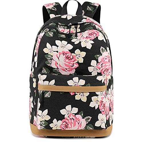 Rucksack Schule Teenager mädchen Schulrucksack mädchen Teenager Damenrucksack Mädchen Rucksäcke Rucksäcke Frauen Damenrucksack Damenrucksäcke Black von Gofeibao