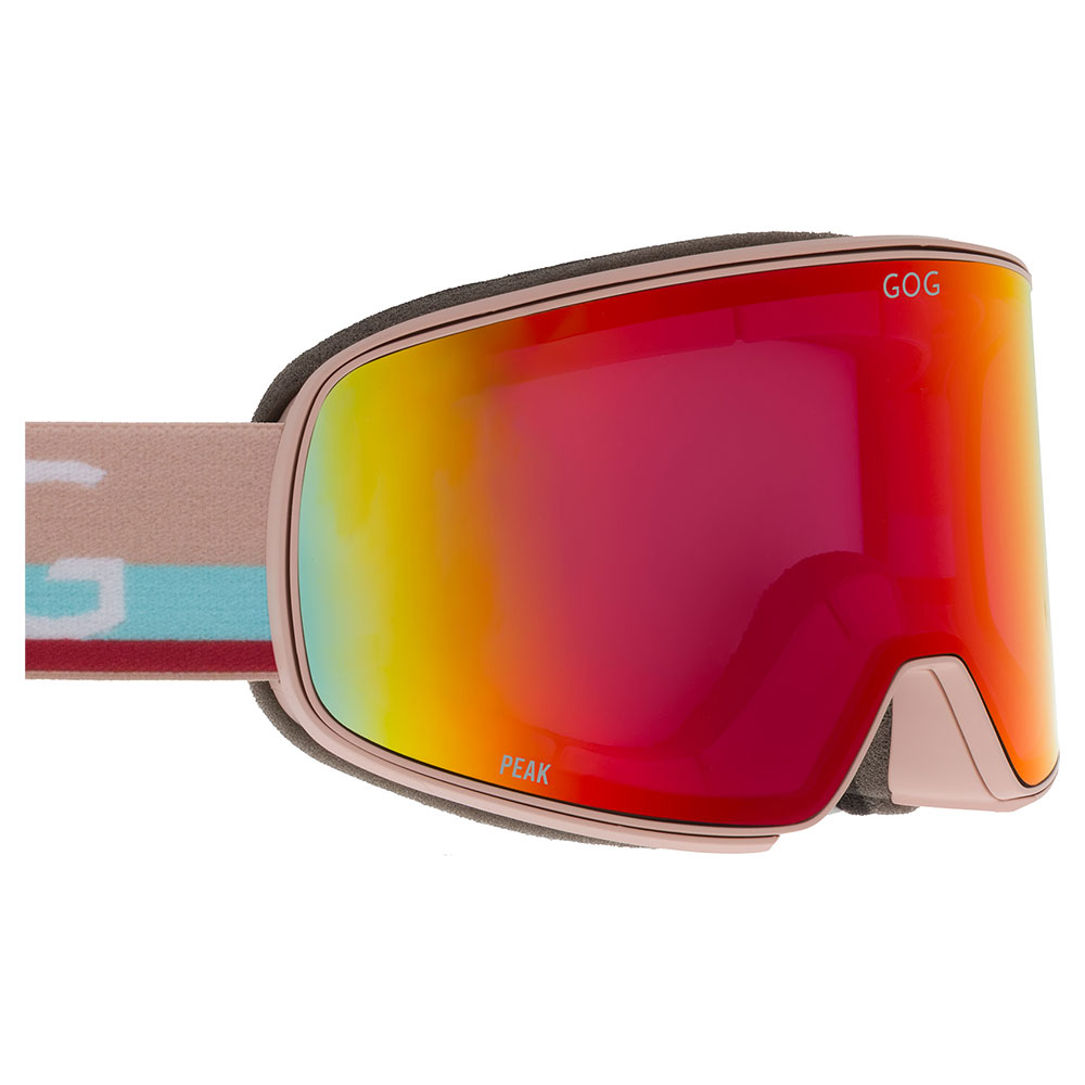Gog Peak Ski Goggles Beige Reflex Red/CAT2 Gog Peak Ski Goggles Beige Reflex Red/CAT2 von Gog