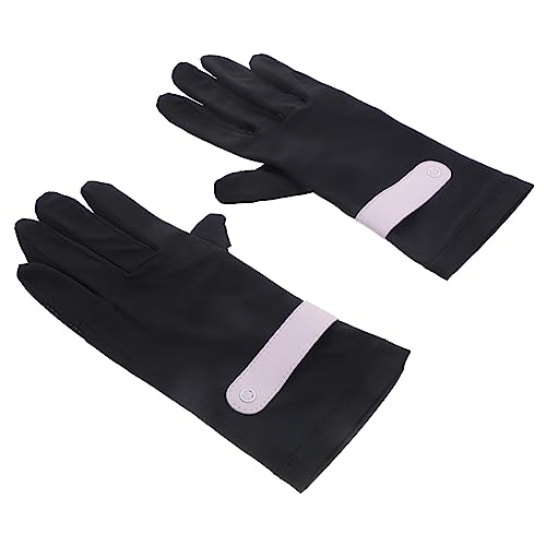 Gogogmee 1 Paar Fahrradhandschuhe Outdoor-Handschuhe Sportzubehör schwarzes Ellenbogenpolster Damen Fitnesshandschuhe Reithandschuhe Angelzubehör tragbare Angelhandschuhe Outdoor-Versorgung von Gogogmee