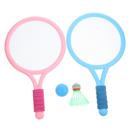 Gogogmee 1 Satz Badmintonschläger für Kinder Kinderschläger mit Ball Tennis-Trainingsspielzeug Kinder Outdoor Spielzeug Kinder draußen Spielzeug Spielzeuge Kinderspielzeug Tennis-Kit Eva von Gogogmee