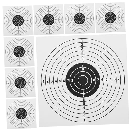 Gogogmee 100 Blatt Zielpapier Zielmarkierungen Tragbare Praktische Markierungen Professionelle Zieletiketten Übungszubehör Bogenschießen Ziele Für Das Zielschießen Im Hinterhof von Gogogmee