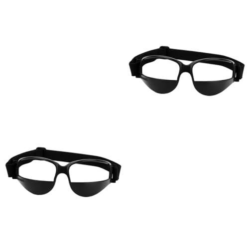 Gogogmee 2st Anti-Low-Head-Brille Basketbälle Im Freien Basketball-trainingshilfe Basketball-brillenbrillen Basketballbrille Basketball-trainingsbrille Sportschutzbrillen Gläser Black von Gogogmee