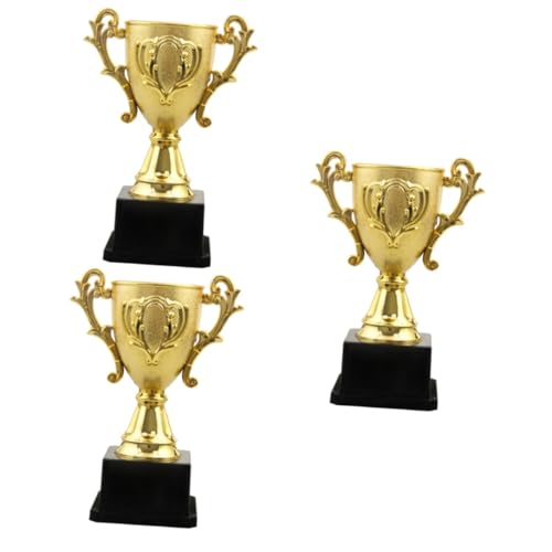 Gogogmee 3 Stk Trophäe für Kinder - -Trophäen Spielzeug belohnung kinder pokale für kinder Fußballgeschenke für kinder Siegertrophäen für die Schule Wiederverwendbar von Gogogmee