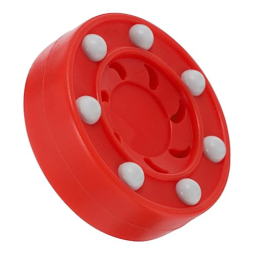 Gogogmee 4 Stück Tintenroller Trainingspucks Für Hockeyspiele Rollender Hockey-Puck Eishockey Hockey-Sachen Pucks Für Rollhockeyspiele Rollpucks Straßenhockey Rollhockey-räder Pp Rot von Gogogmee